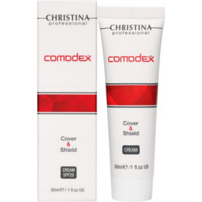 Защитный крем для лица с тонирующим эффектом Christina Comodex Cover&Shield Cream SPF20